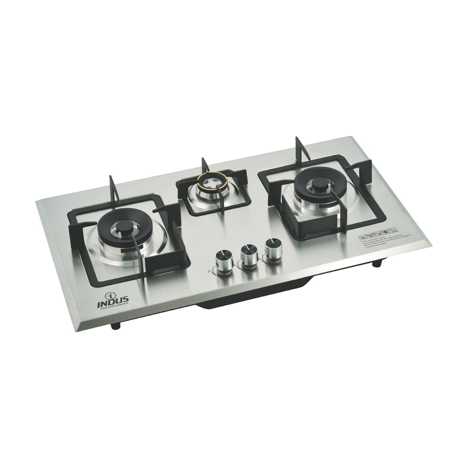 INDUS 7601 STEEL TOP HOB